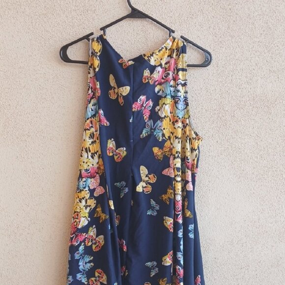 Reborn Blue and Pink Halter Maxi Sundress - Picture 3 of 3